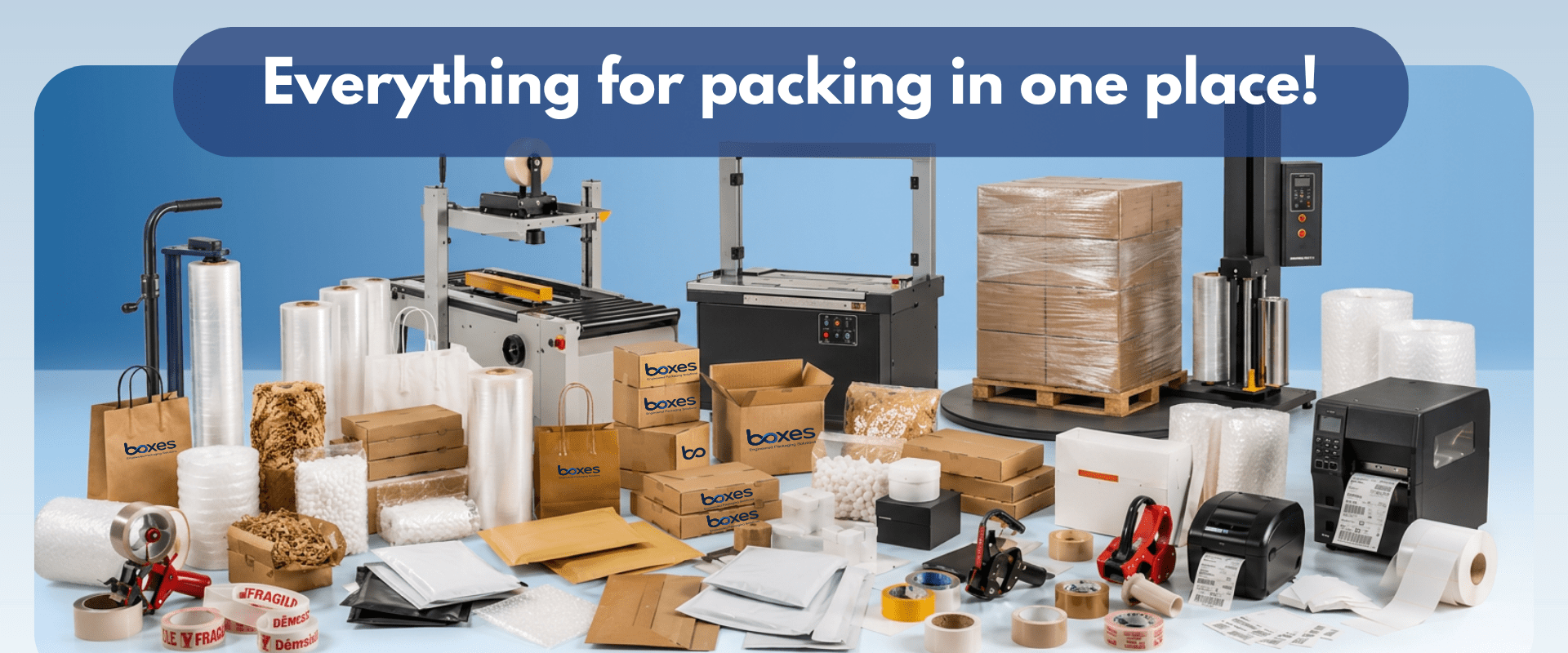 Everything for packing in one place!