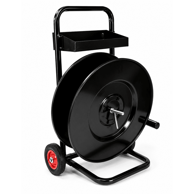 PP/PET pakavimo juostos vežimėlis dispenseris 200–400 mm ritiniams | 120 kg